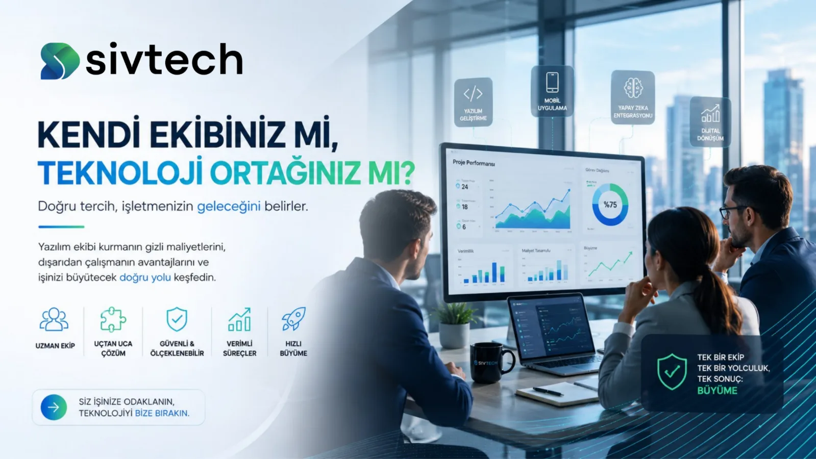 KOBİ’lerde Dijital Dönüşüm İkilemi: In-House Yazılım Kadrosu mu, Bütünsel Teknoloji Ortaklığı mı?